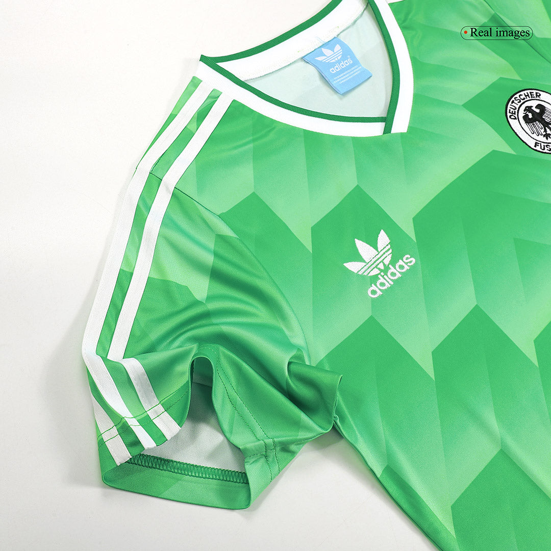 Tricouri Fotbal Vintage Germania Deplasare 1988/90