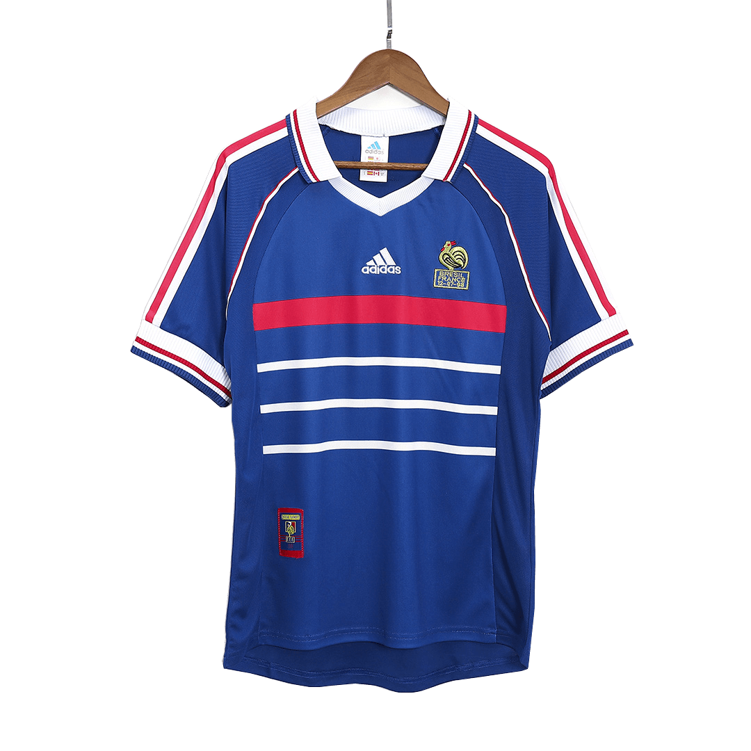 Tricouri Fotbal Vintage Franța Acasă 1998
