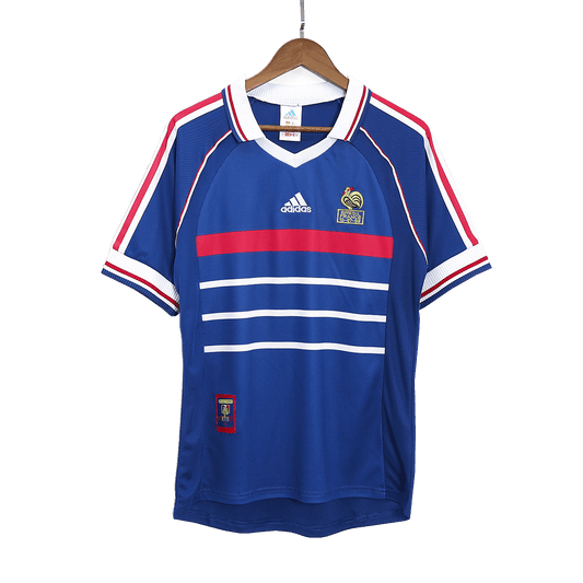 Tricouri Fotbal Vintage Franța Acasă 1998