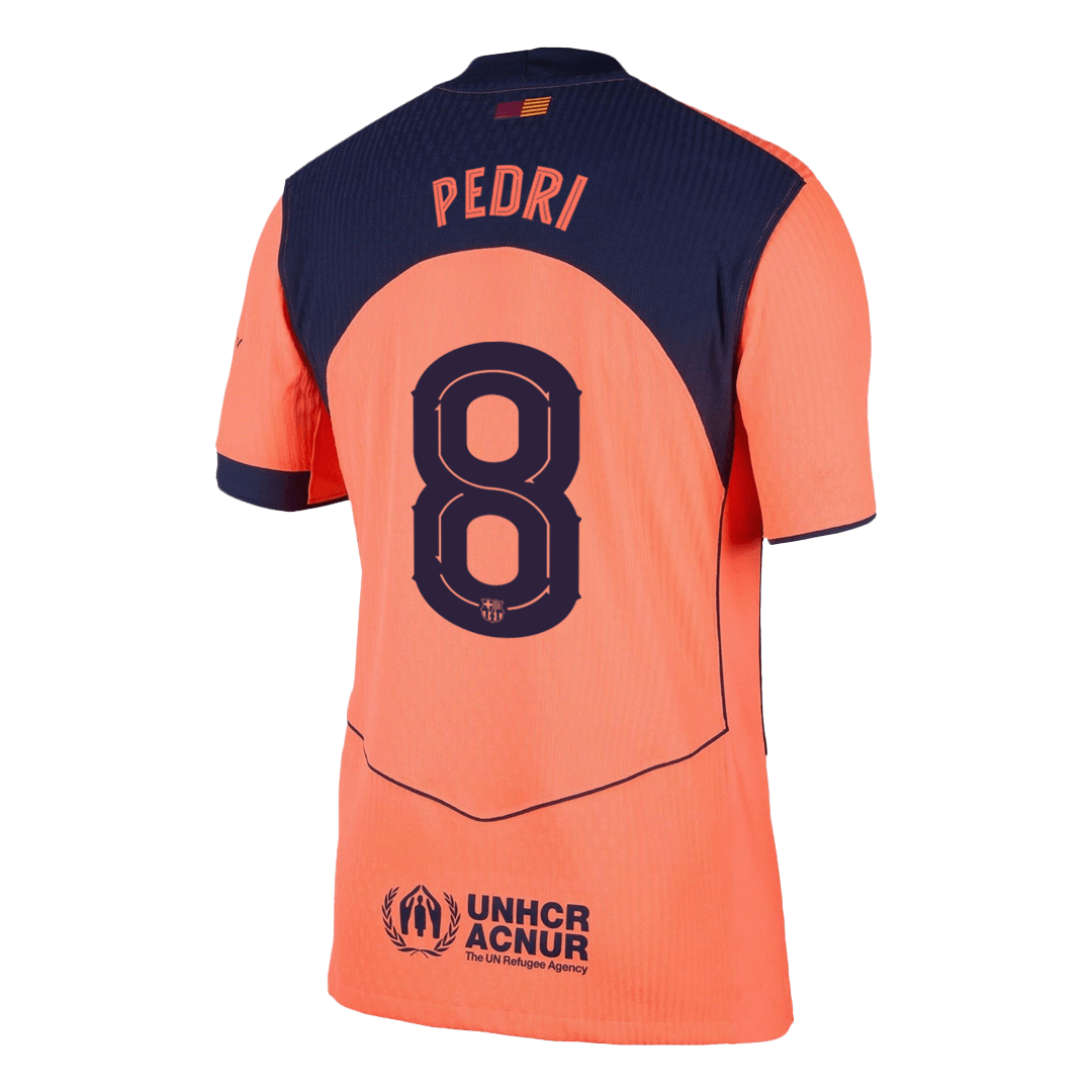 Tricouri Fotbal Barcelona PEDRI #8 Treilea 2025/26 Authentic - UCL