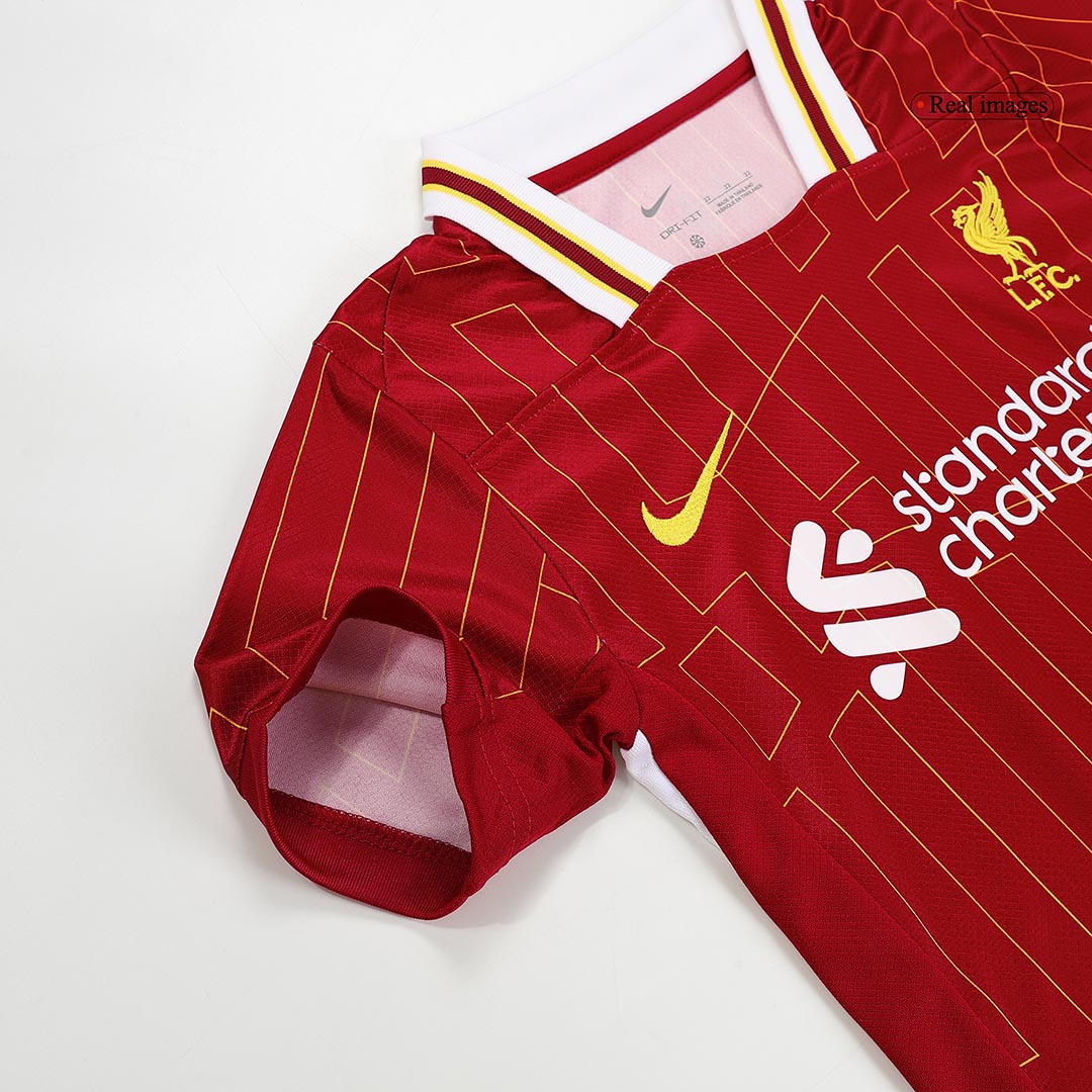 Set Tricouri Fotbal Liverpool Acasă 2024/25 Pentru Copii
