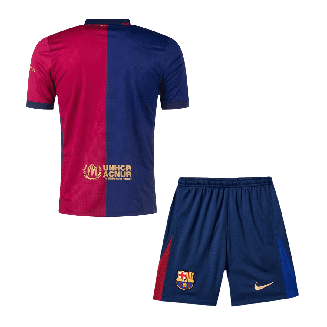 Set Tricouri Fotbal Barcelona Acasă 2024/25.