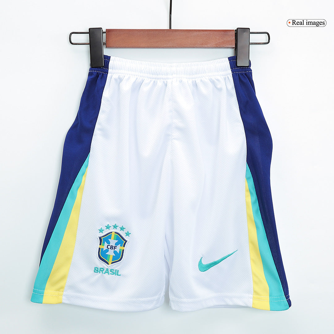 Set Tricouri Fotbal Brazilia Deplasare 2024 Pentru Copii
