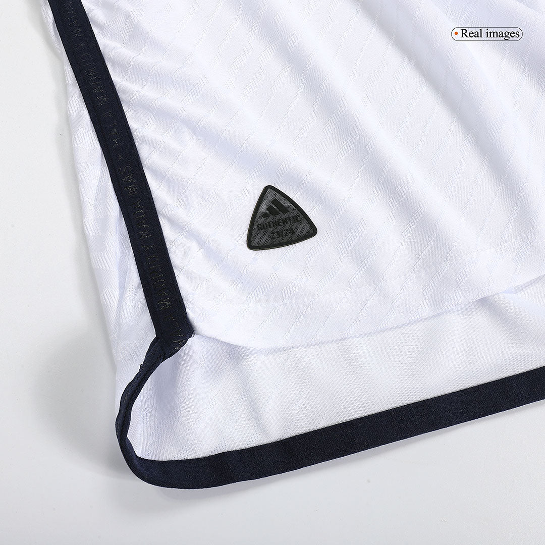 Tricouri Fotbal Real Madrid BELLINGHAM #5 Acasă 2023/24 Authentic - UCL Final