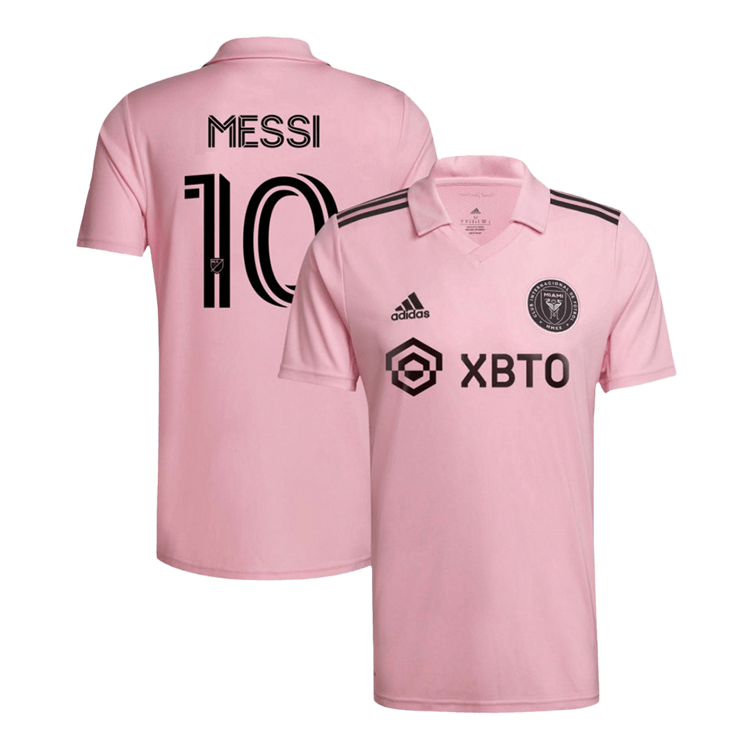 Tricouri Fotbal Inter Miami CF MESSI #10 Acasă 2022 (mărime mare)
