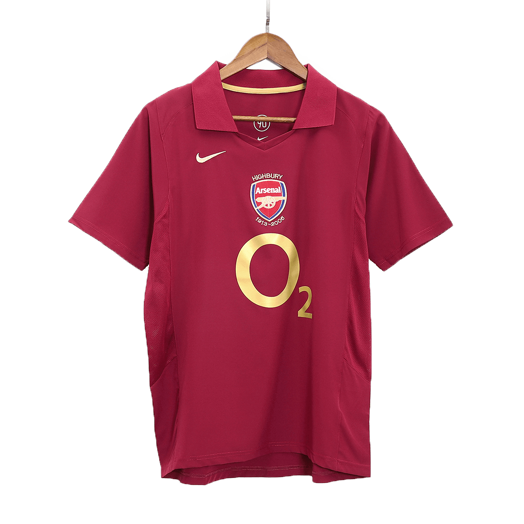 Tricouri Fotbal Vintage Arsenal Acasă 2005/06
