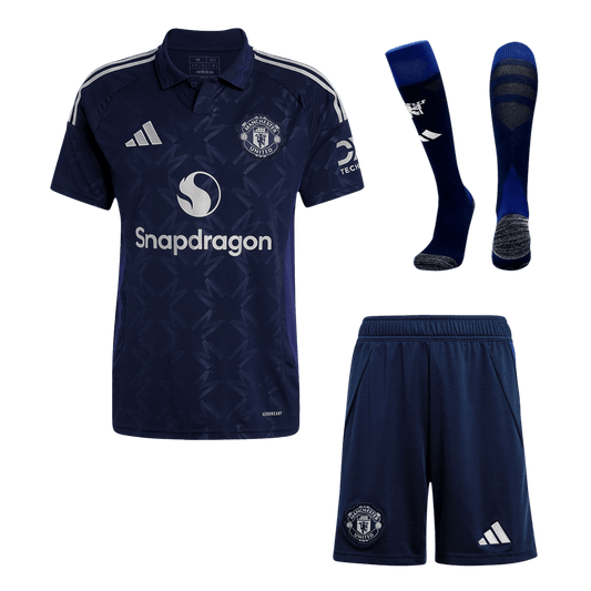Set Tricouri Fotbal Manchester United Deplasare 2024/25.