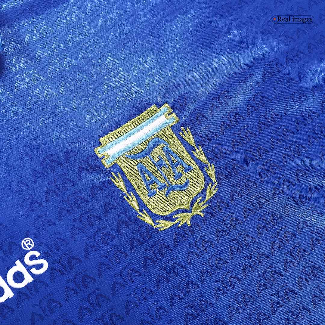 Tricouri Fotbal Vintage Argentina #10 Deplasare 1994