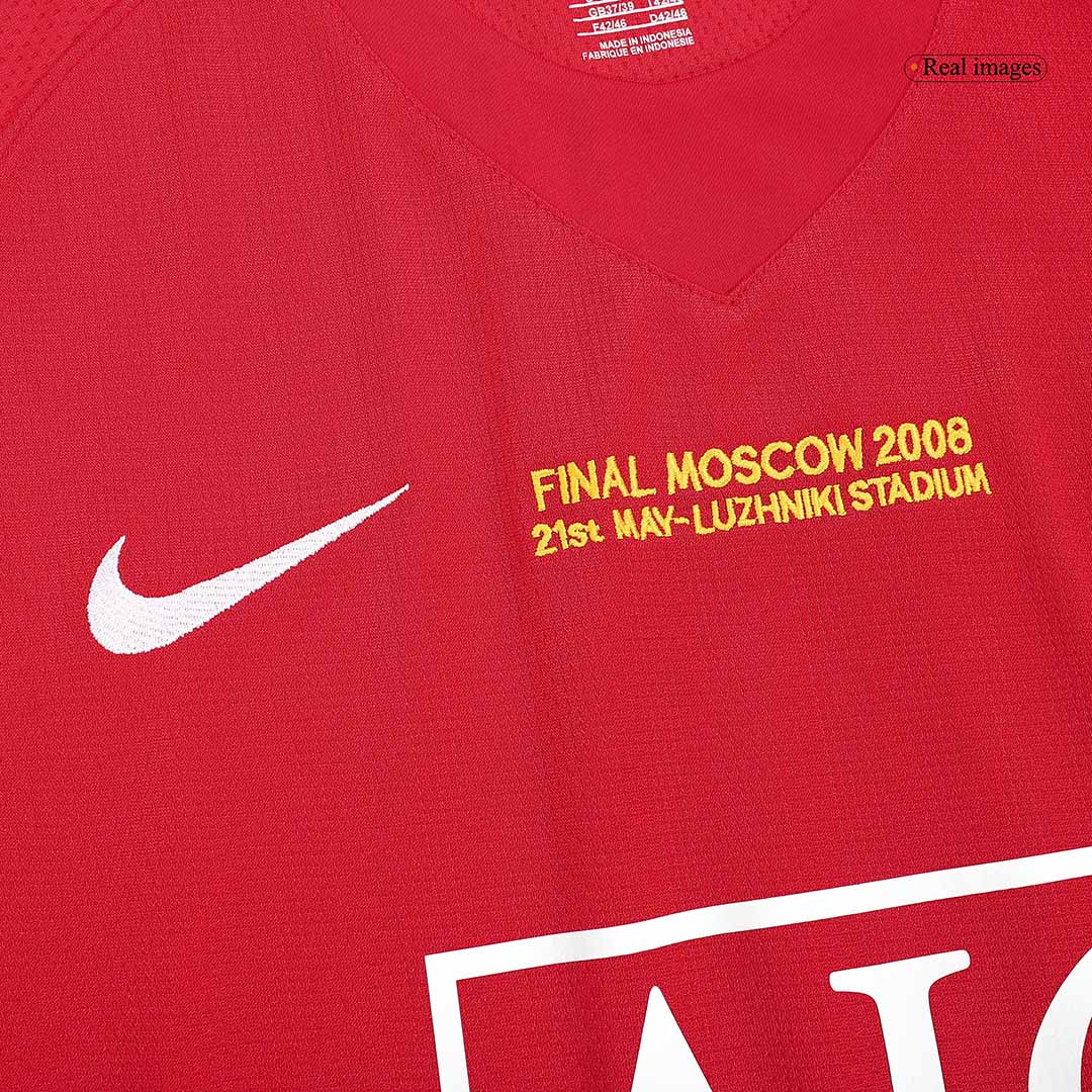 Tricouri Fotbal Vintage Manchester United Acasă 2007/08