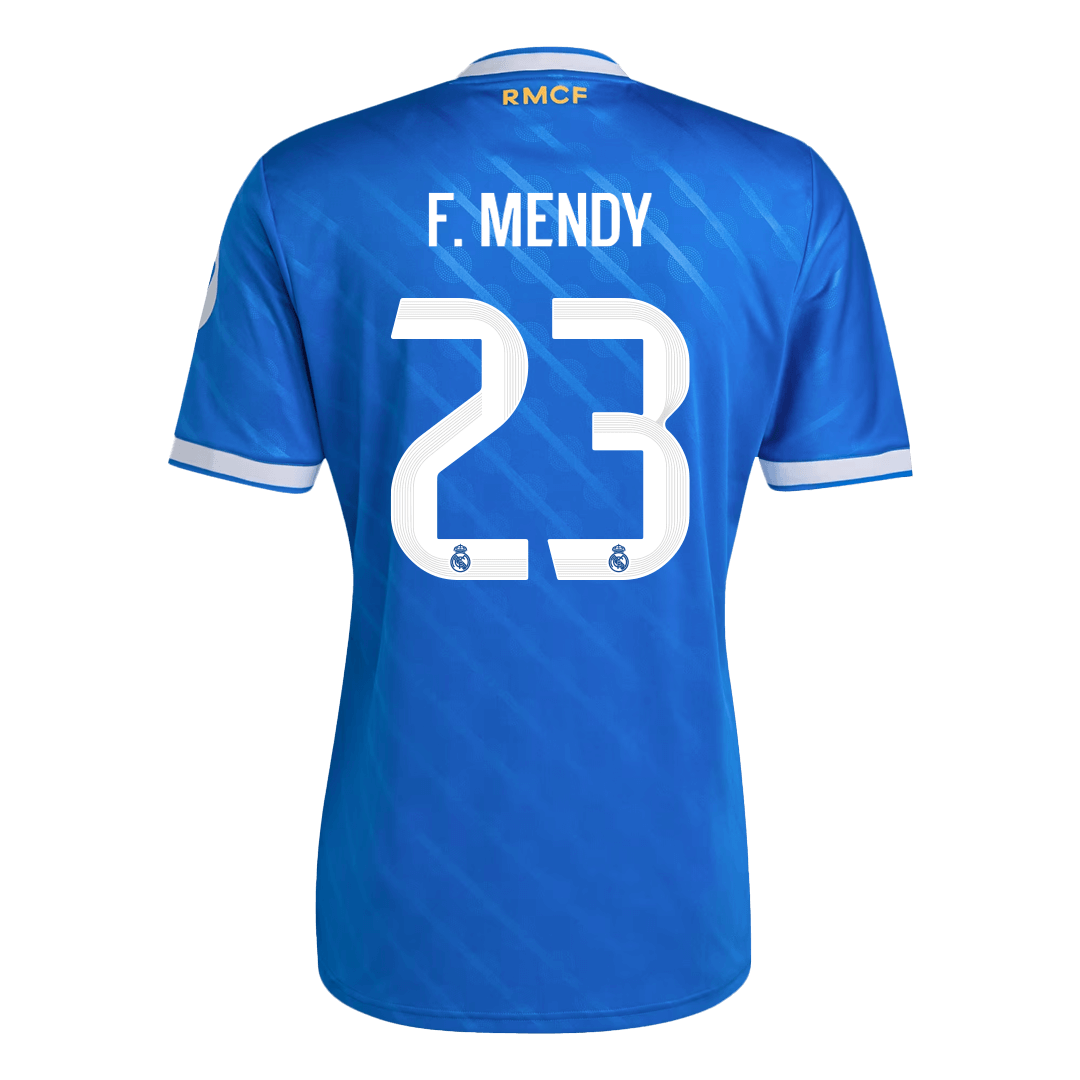 Tricouri Fotbal Real Madrid F. MENDY #23 Treilea 2025/26