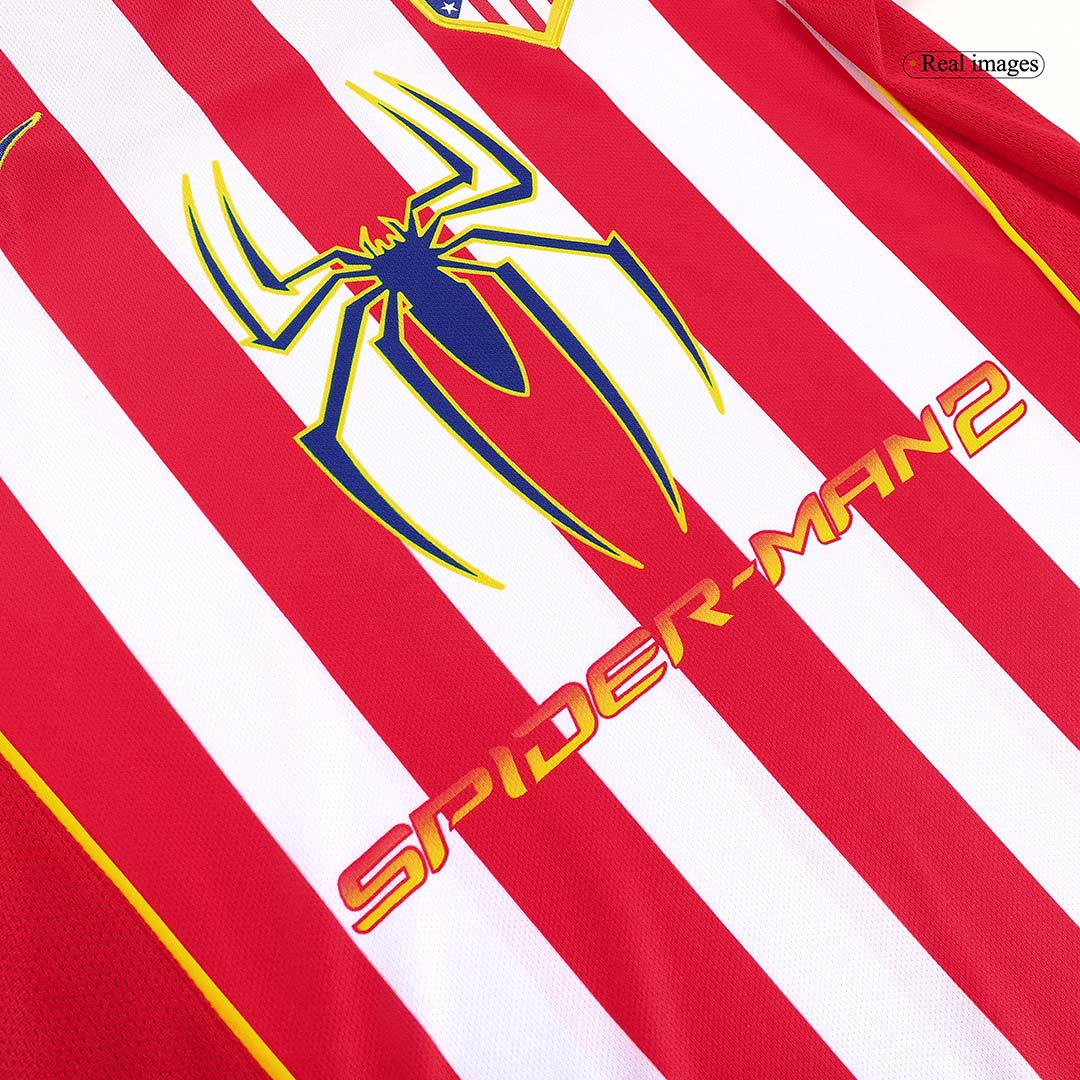 Tricouri Fotbal Vintage Atletico Madrid Acasă 2004/05