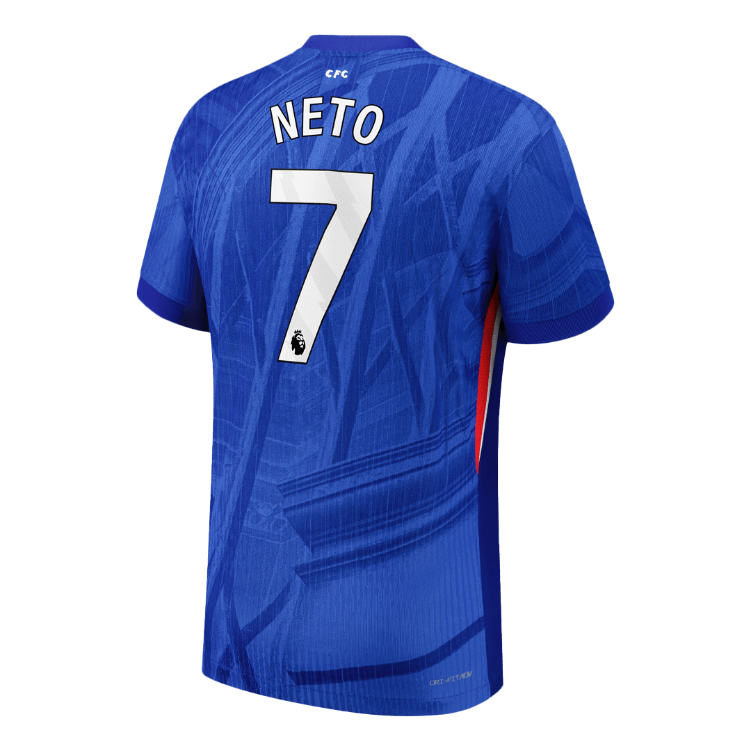 Tricouri Fotbal Chelsea NETO #7 Acasă 2025/26 Authentic