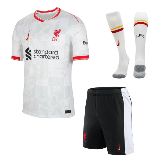 Set Tricouri Fotbal Liverpool Treilea 2024/25.