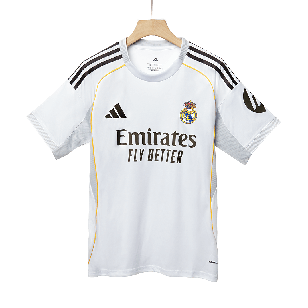 Tricouri Fotbal Real Madrid MBAPPÉ #10 Acasă 2025/26 - Premium (mărime mare)