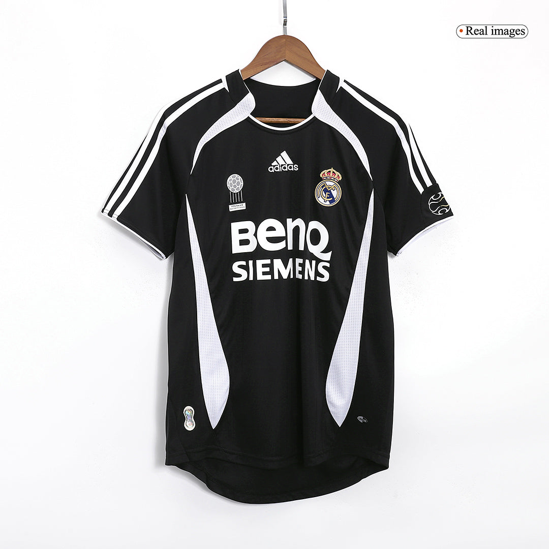 Tricouri Fotbal Vintage Real Madrid RAUL #7 Deplasare 2006/07