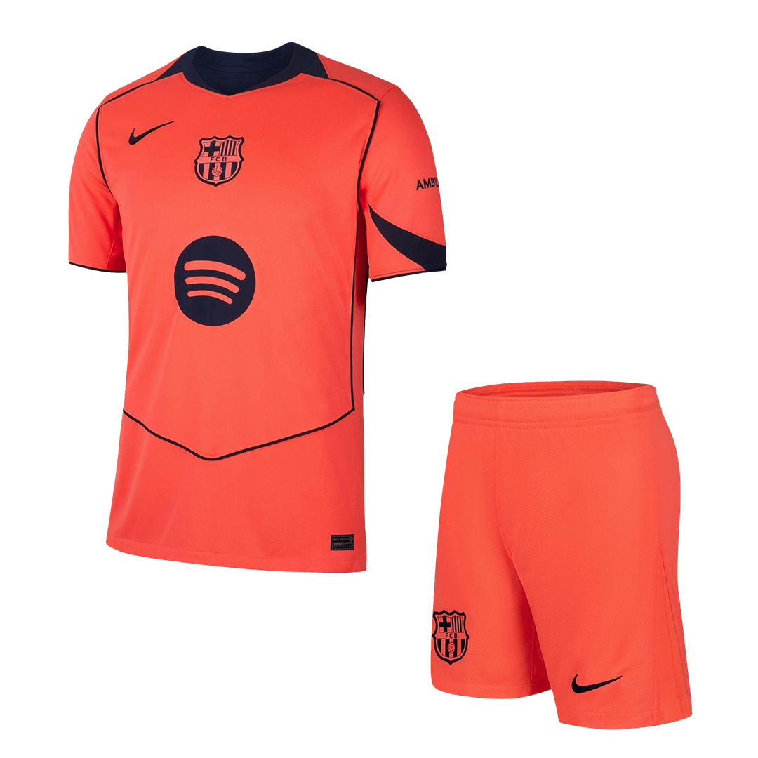 Set Tricouri Fotbal Barcelona Treilea 2025/26