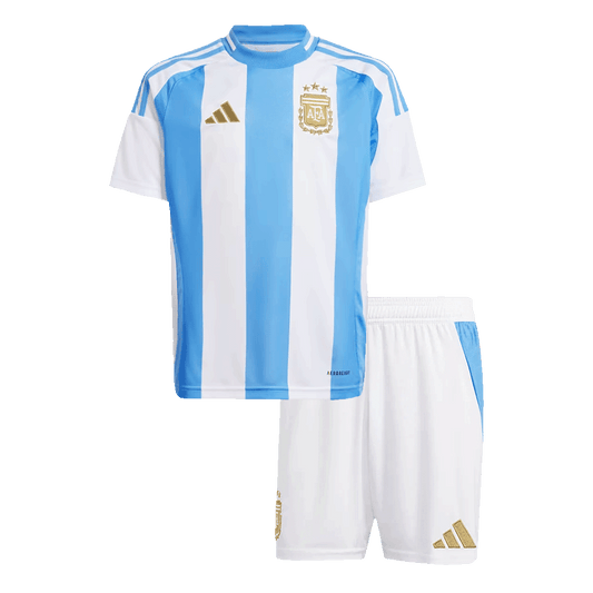 Set Tricouri Fotbal Argentina Acasă 2024 Pentru Copii