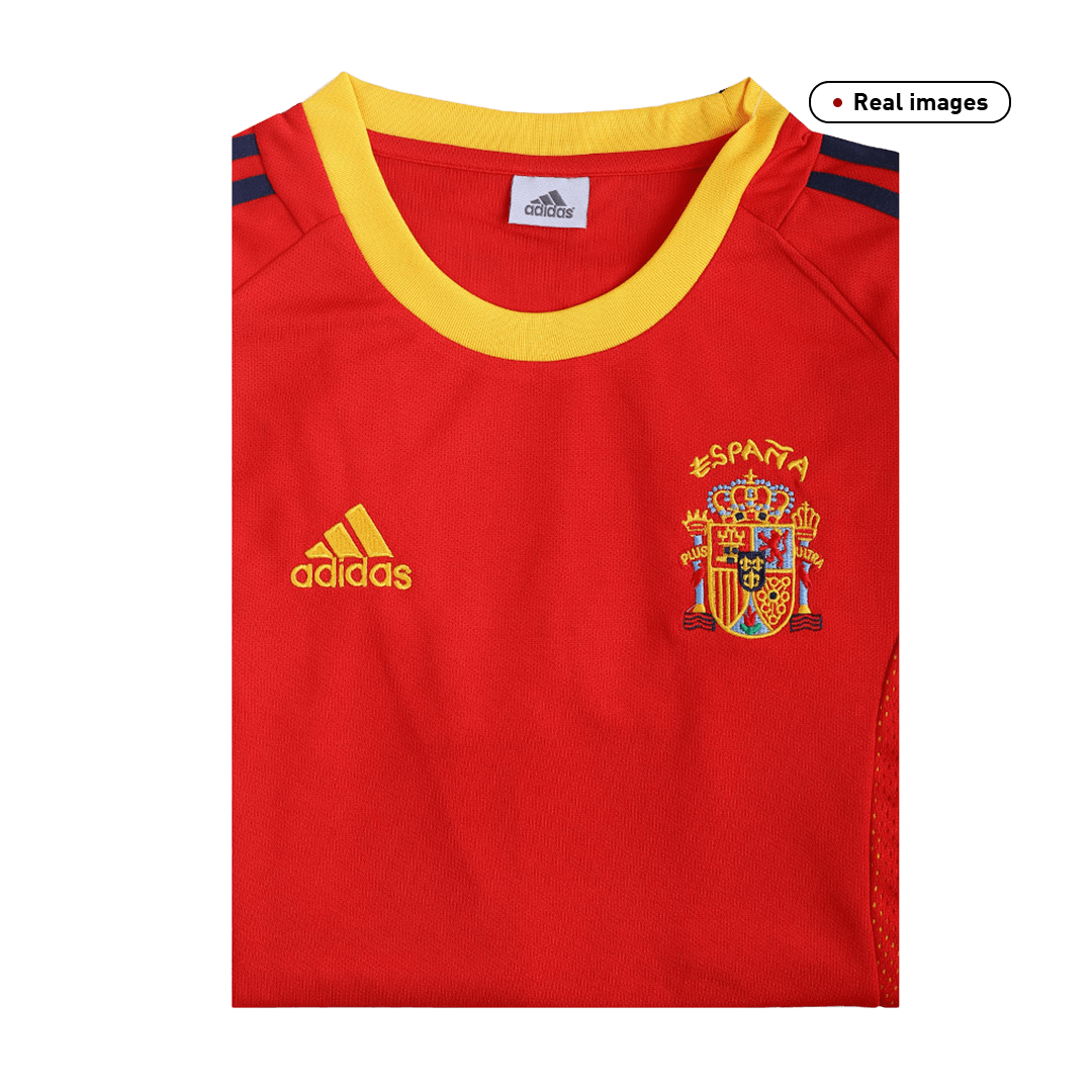 Tricouri Fotbal Vintage Spania Acasă 2002