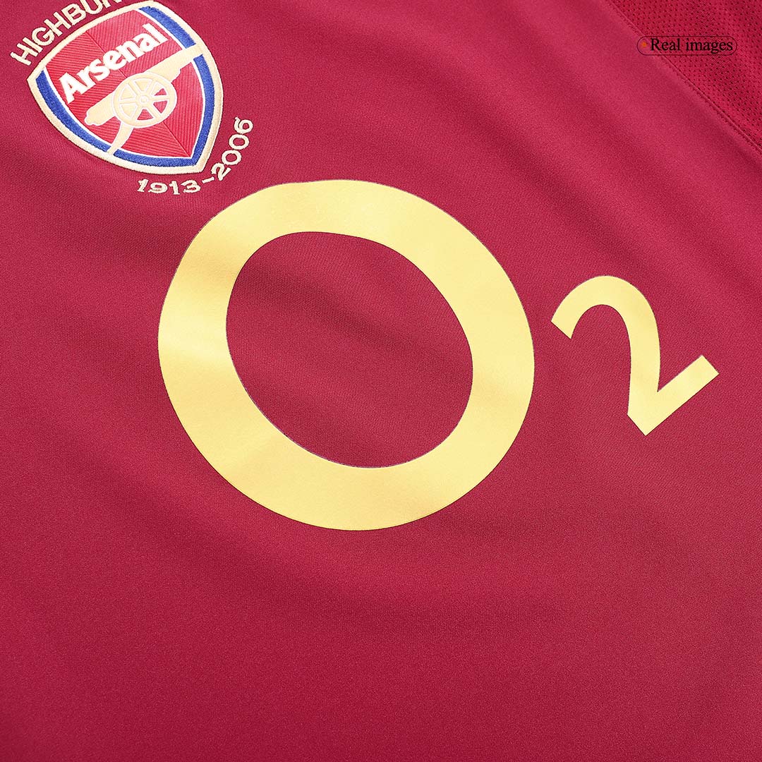 Tricouri Fotbal Vintage Arsenal Acasă 2005/06