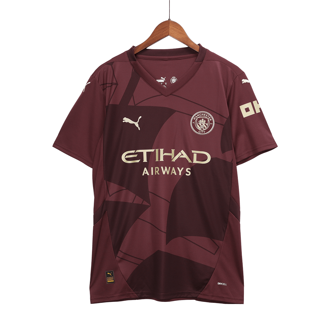 Tricouri Fotbal Manchester City Treilea 2024/25 (mărime mare)