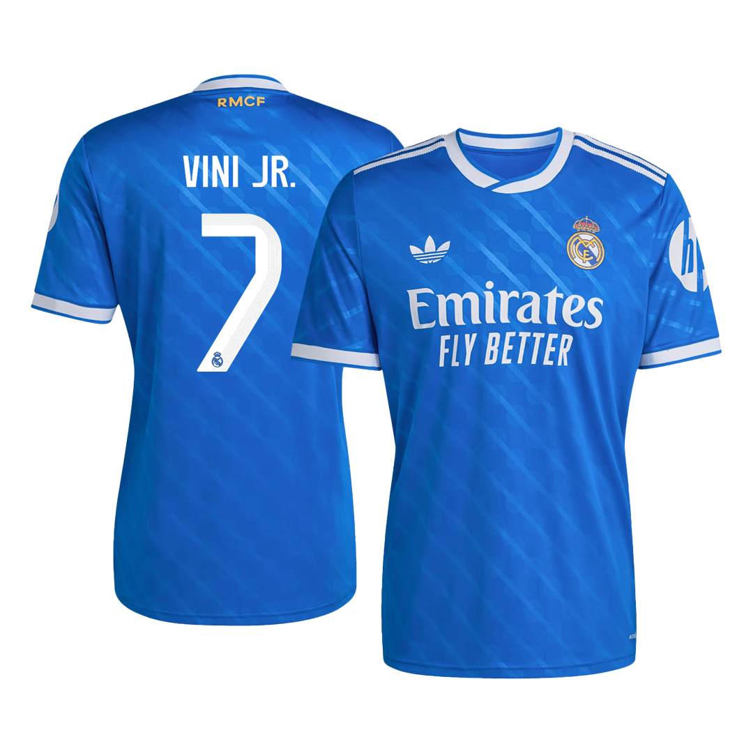 Tricouri Fotbal Real Madrid VINI JR. #7 Treilea 2025/26