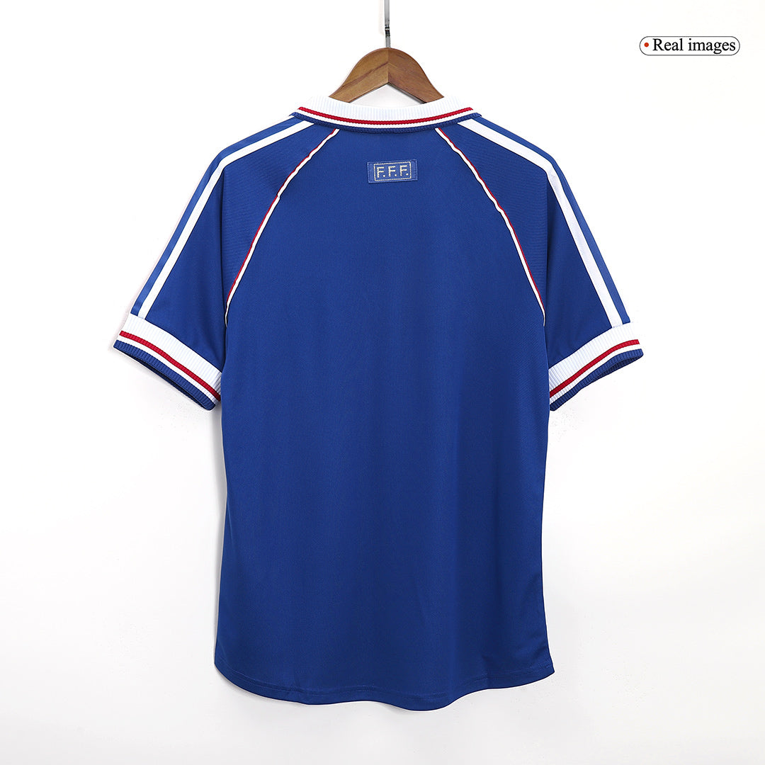 Tricouri Fotbal Vintage Franța Acasă 1998
