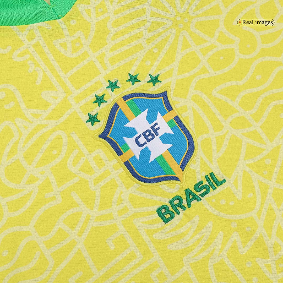 Tricouri Fotbal Brazilia RODRYGO #10 Acasă 2024 - Super