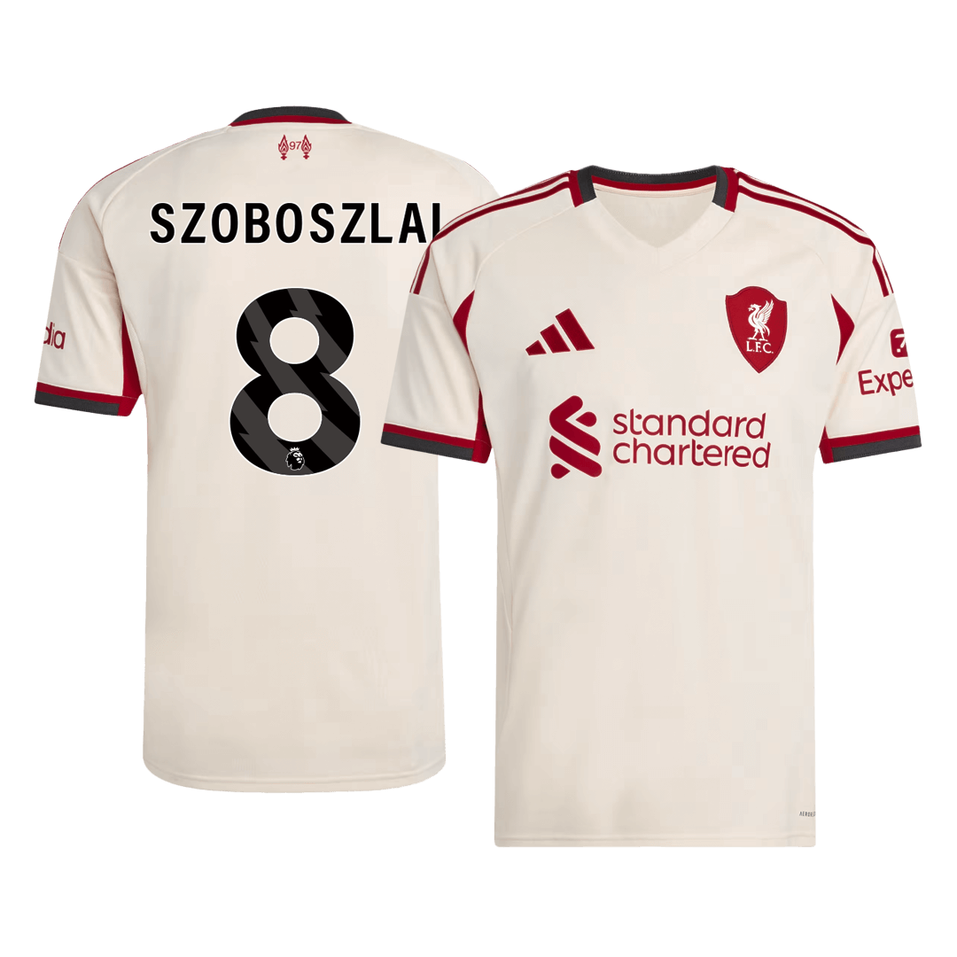 Tricouri Fotbal Liverpool SZOBOSZLAI #8 Deplasare 2025/26