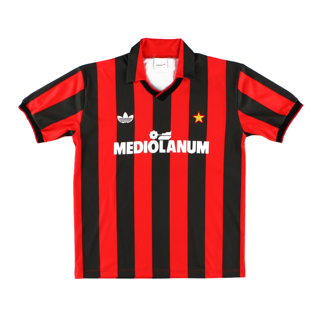 Tricouri Fotbal Vintage AC Milan Acasă 1991/92
