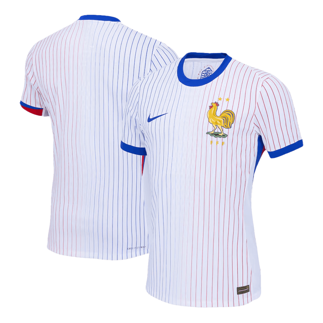 Tricouri Fotbal Franța Deplasare 2024 Authentic