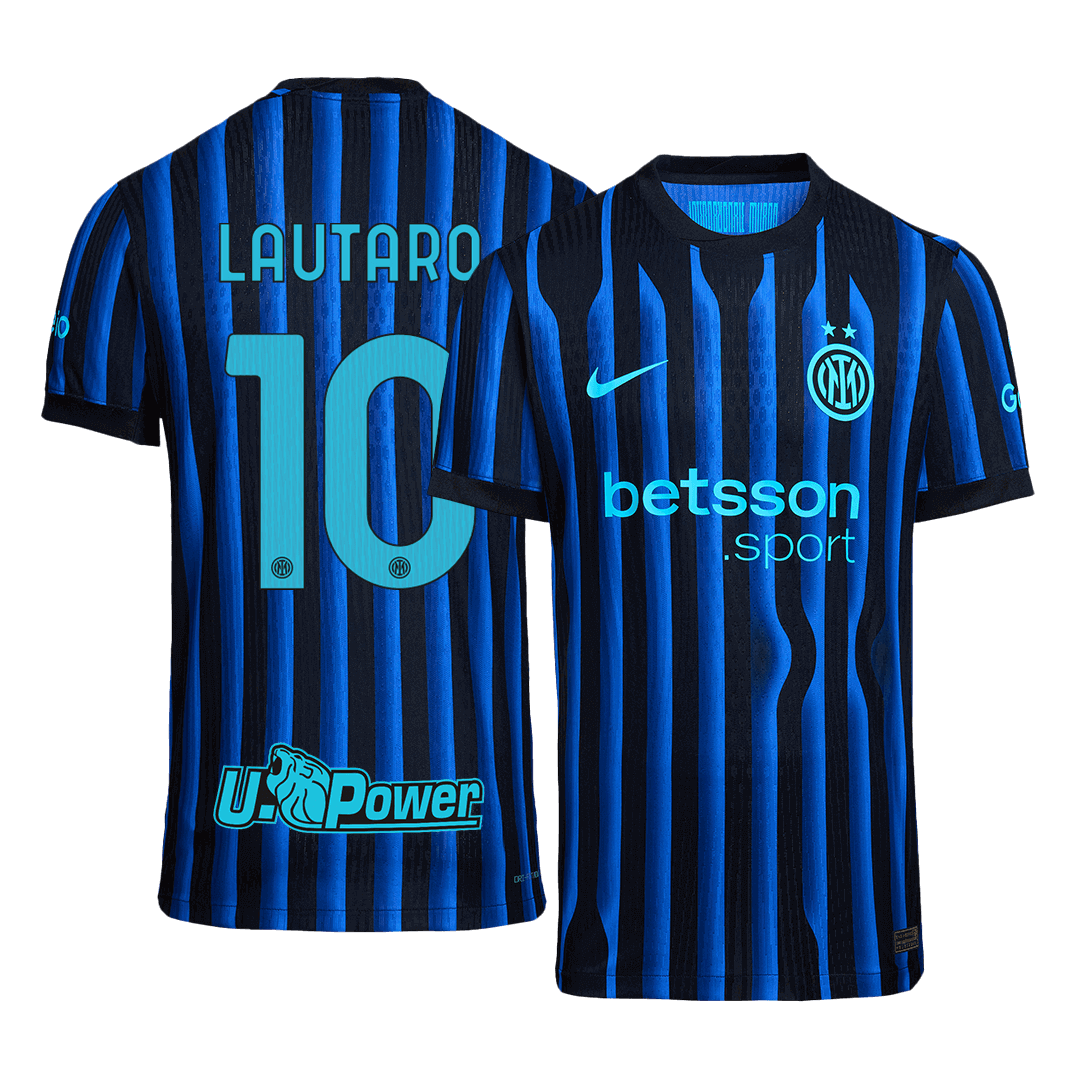 Tricouri Fotbal Inter Milano LAUTARO #10 Acasă 2025/26 Authentic