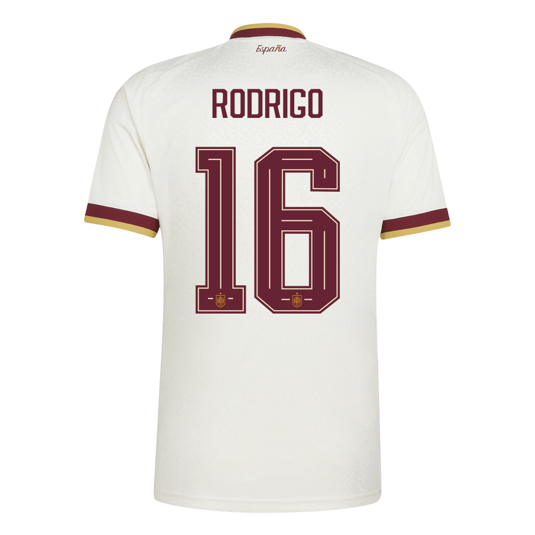 Tricouri Fotbal Spania RODRIGO #16 Deplasare Cupa Mondială 2026