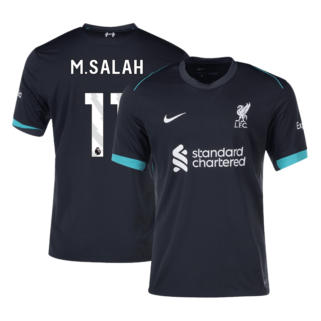 Tricouri Fotbal Liverpool M.SALAH #11 Deplasare 2024/25 (mărime mare)