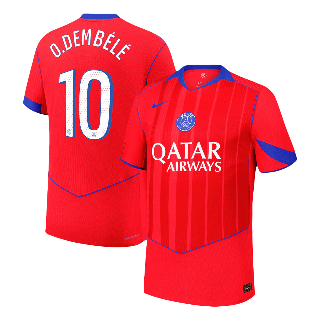 Tricouri Fotbal PSG O.DEMBÉLÉ #10 Treilea 2025/26 Authentic
