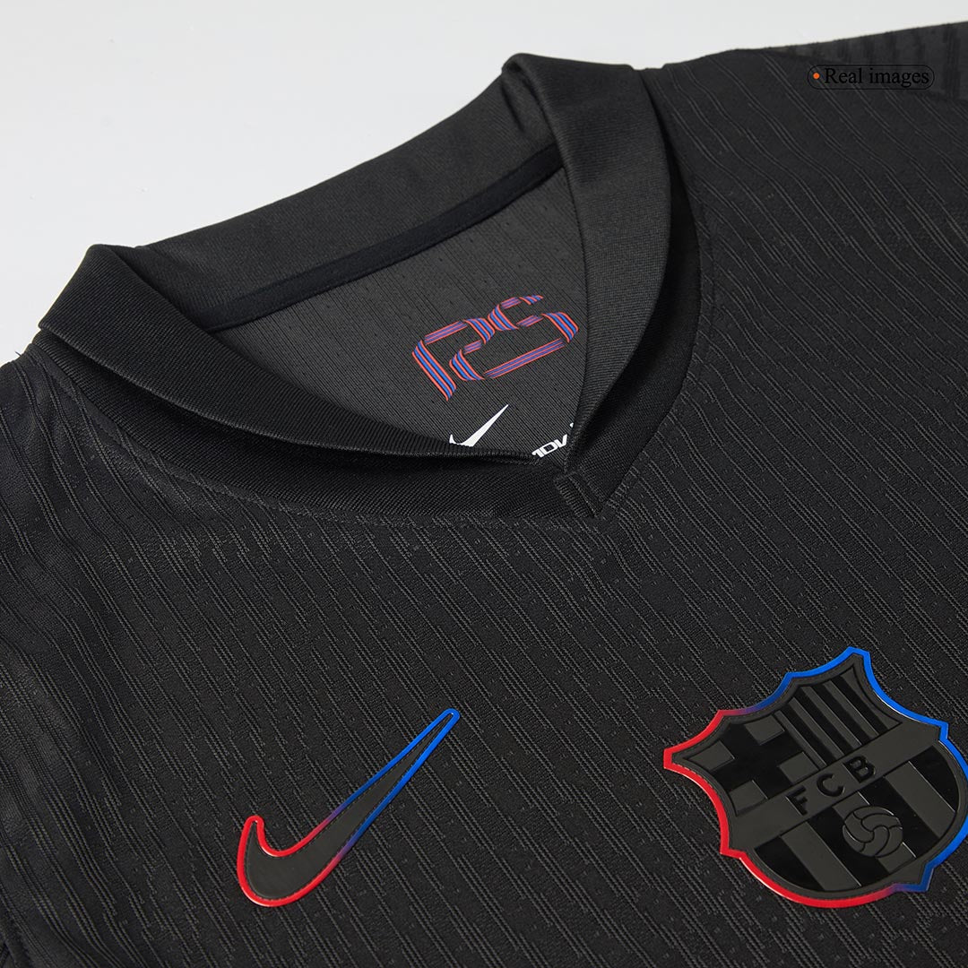 Tricouri Fotbal Barcelona RAPHINHA #11 Deplasare 2024/25 Authentic - UCL