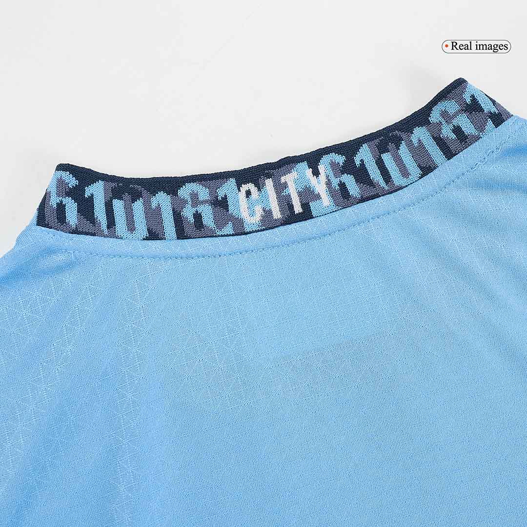 Tricouri Fotbal Manchester City HAALAND #9 Acasă 2024/25 Authentic - UCL