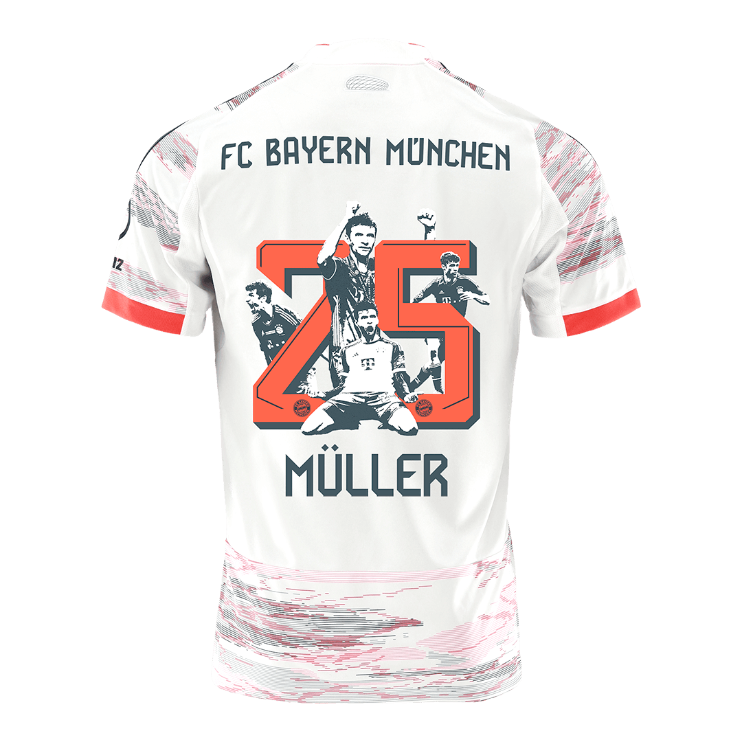 Tricouri Fotbal Bayern Munchen MÜLLER Special #25 Deplasare 2025/26