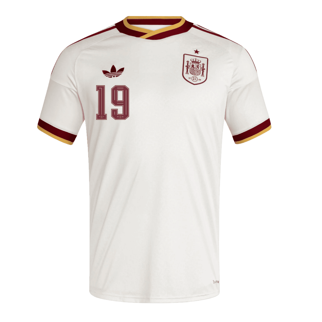 Tricouri Fotbal Spania LAMINE YAMAL #19 Deplasare Cupa Mondială 2026