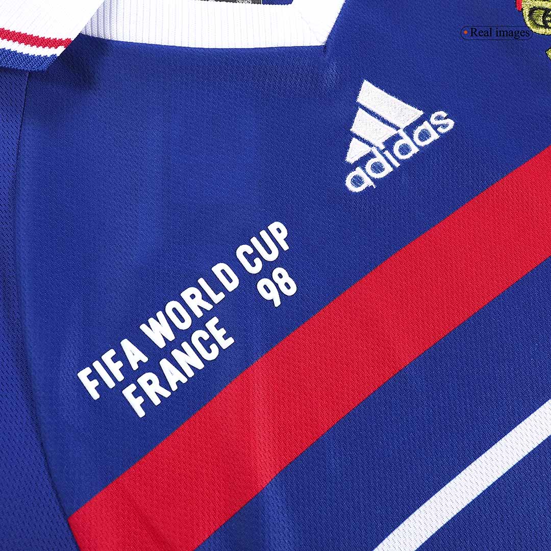 Tricouri Fotbal Vintage Franța Acasă 1998