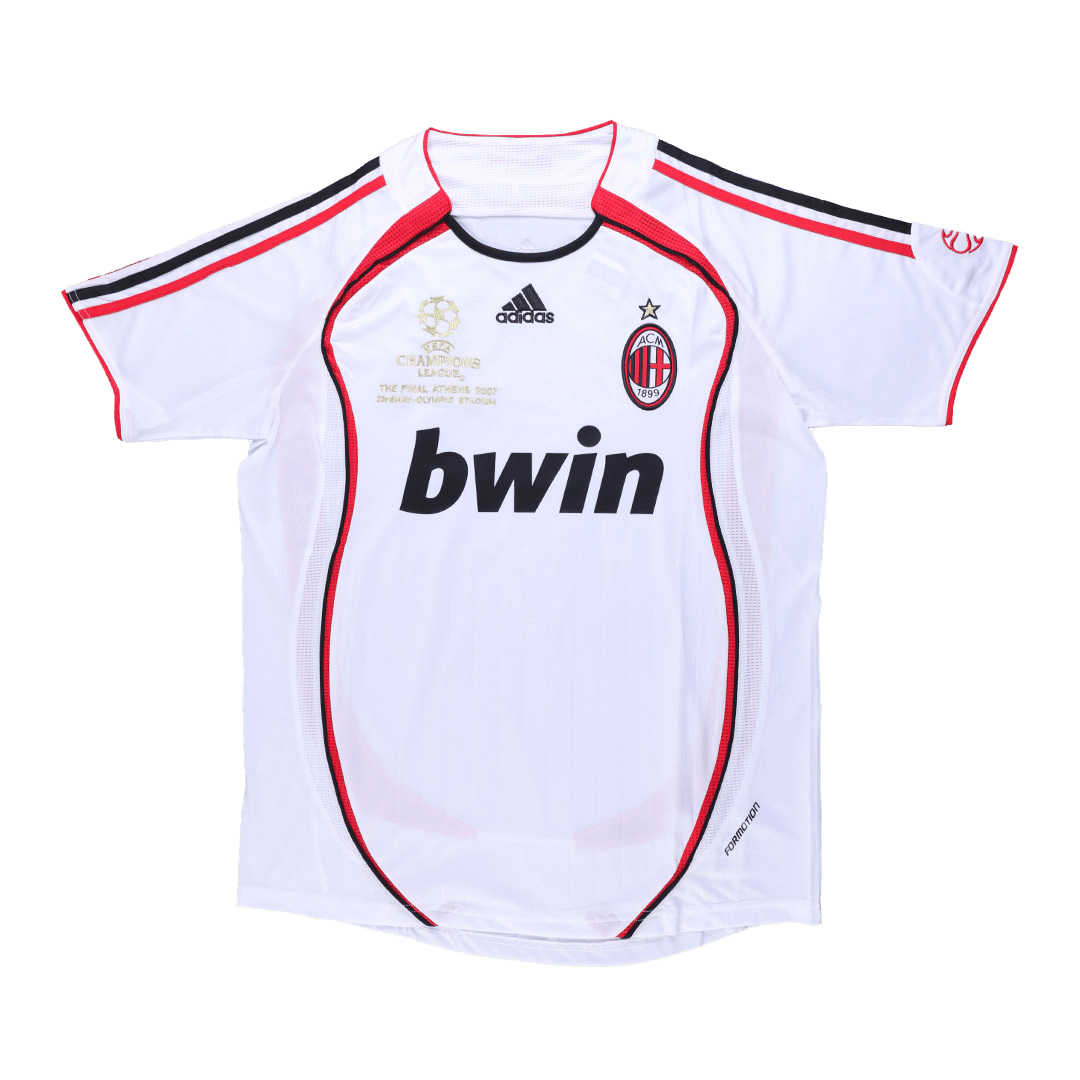 Tricouri Fotbal Vintage AC Milan Deplasare 2006/07 - UCL