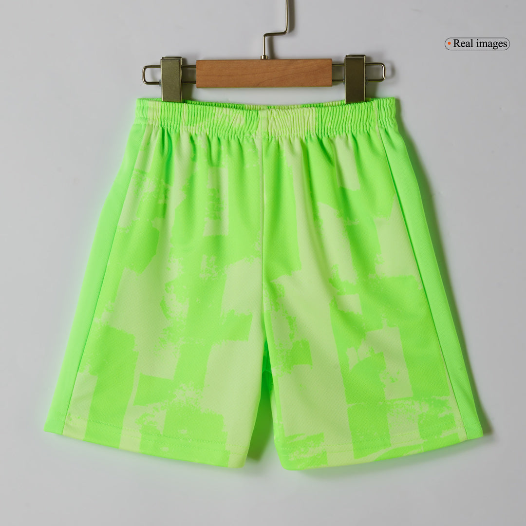 Set Tricouri Fotbal Barcelona Treilea 2024/25 Pentru Copii - UCL (Spotify Logo Without Text).