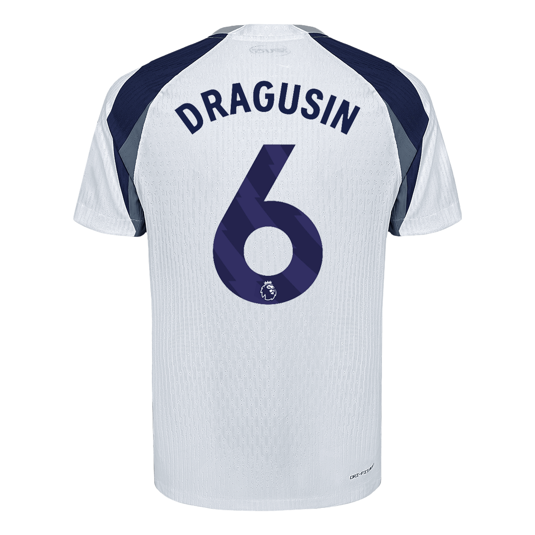 Tricouri Fotbal Tottenham Hotspur DRAGUSIN #6 Acasă 2025/26 Authentic