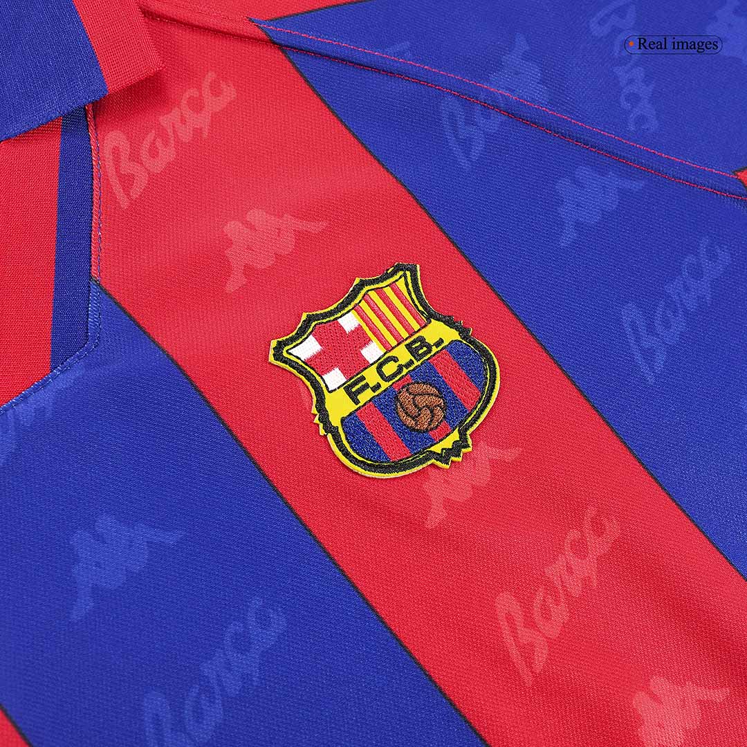 Tricouri Fotbal Vintage Barcelona Acasă 1996/97