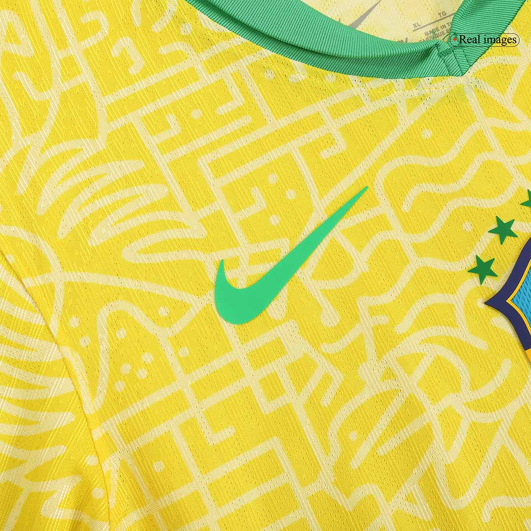 Tricouri Fotbal Brazilia Acasă 2024 Authentic