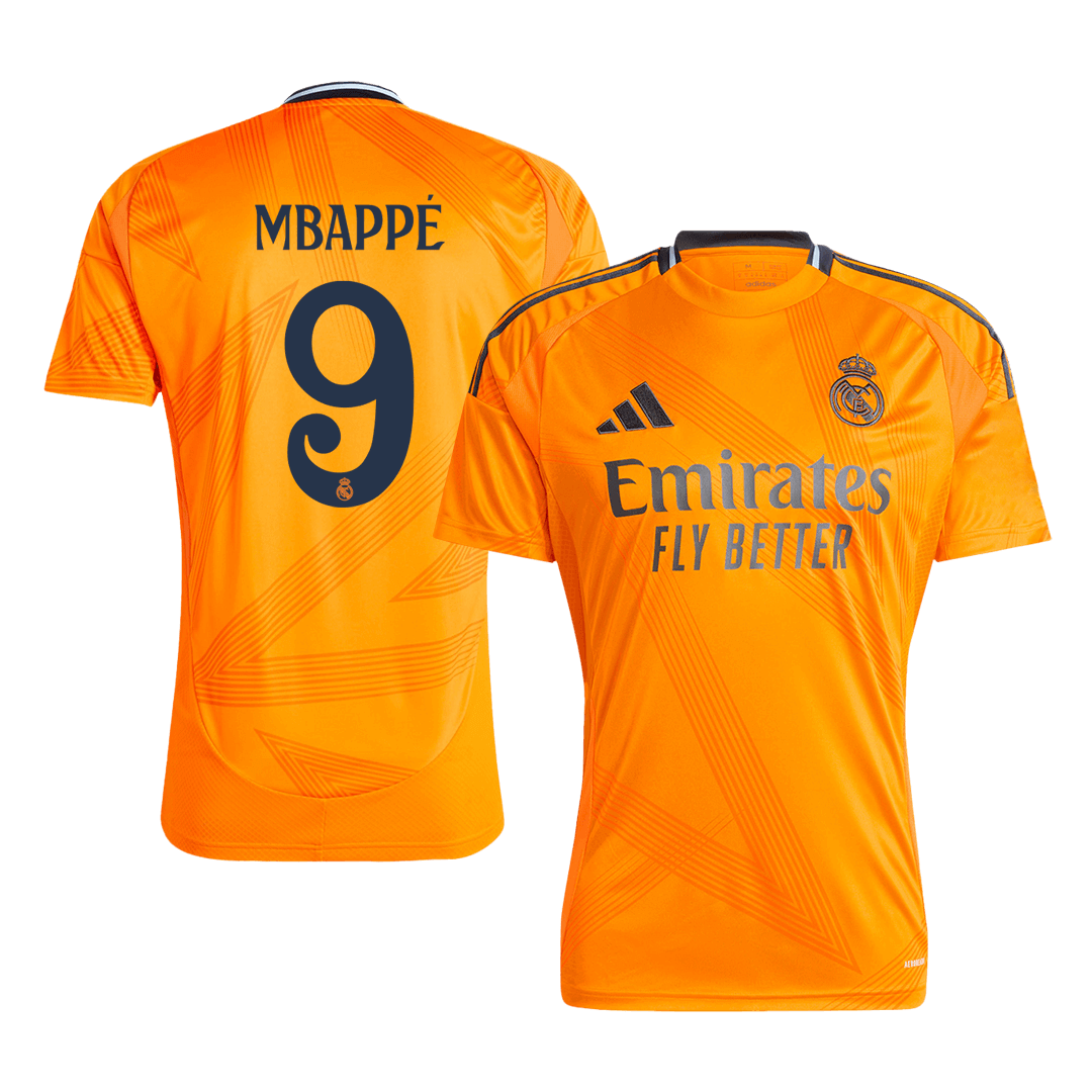 Tricouri Fotbal Real Madrid MBAPPÉ #9 Deplasare 2024/25 (mărime mare)