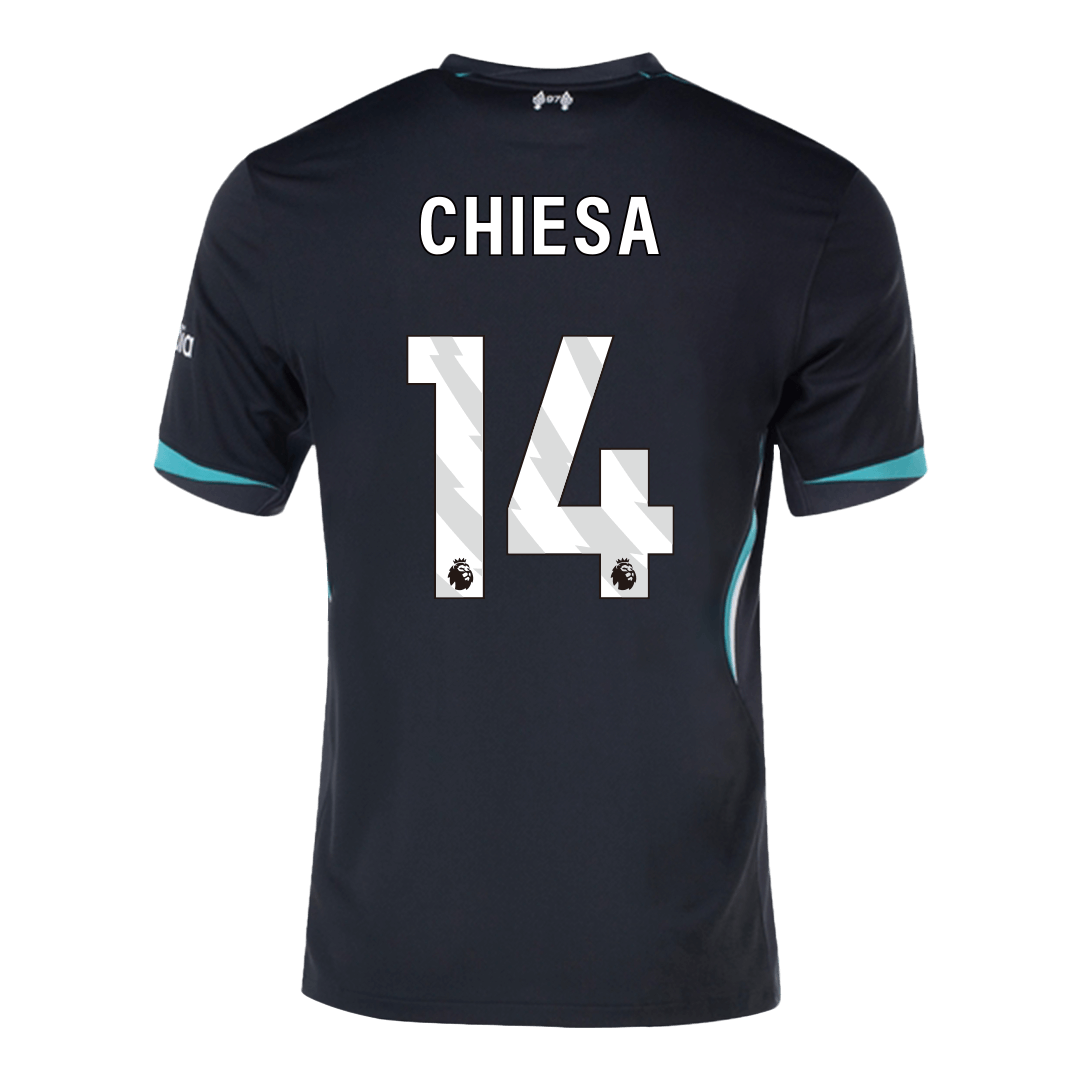 Tricouri Fotbal Liverpool CHIESA #14 Deplasare 2024/25 - Super (mărime mare)