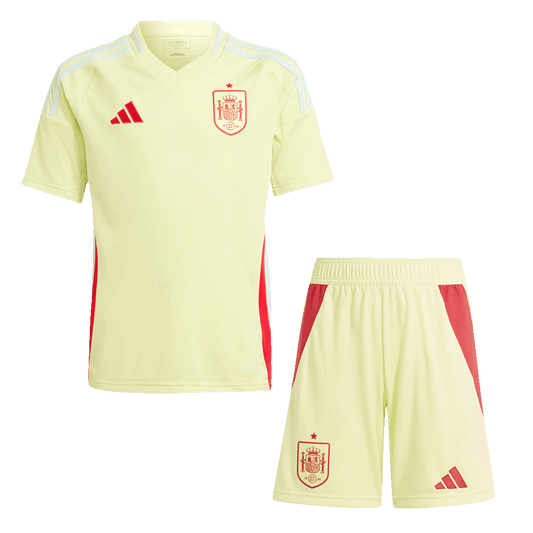 Set Tricouri Fotbal Spania Deplasare 2024 Pentru Copii
