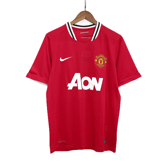 Tricouri Fotbal Vintage Manchester United Acasă 2011/12