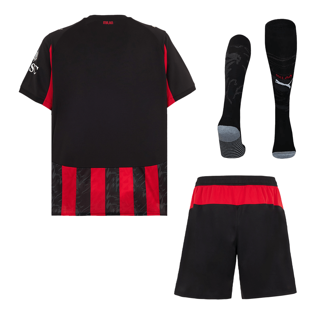 Set Tricouri Fotbal AC Milan Acasă 2025/26 - Premium