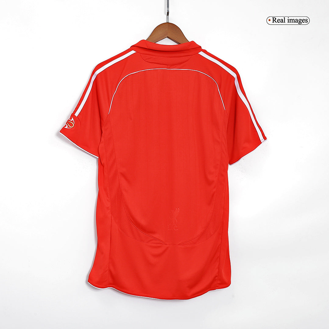 Tricouri Fotbal Vintage Liverpool Acasă 2006/07 (mărime mare)